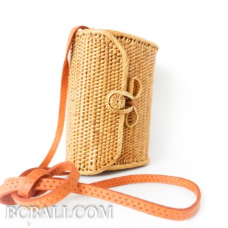 Wallet purses bag ata grass hand woven balinese design